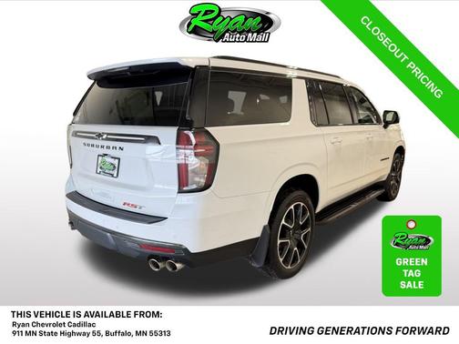 Iridescent Pearl Tricoat 2022 Chevrolet Suburban RST