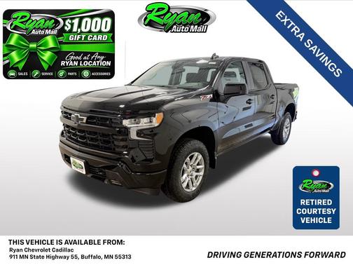 Black 2026 Chevrolet Silverado 1500 RST
