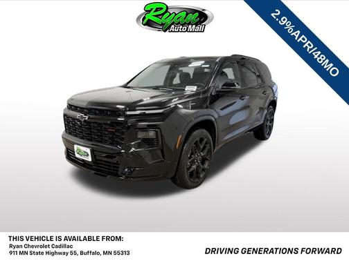 Mosaic Black Metallic 2026 Chevrolet Traverse RS