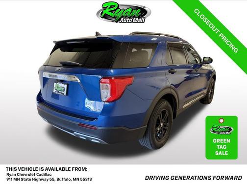 Atlas Blue Metallic 2023 Ford Explorer XLT
