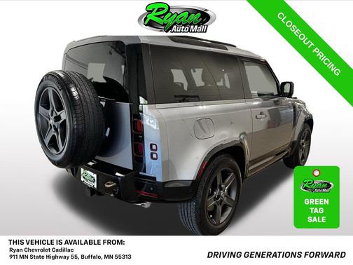 Gray 2024 Land Rover Defender 90 P400 X-Dynamic SE