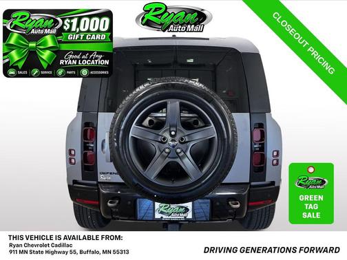 Gray 2024 Land Rover Defender 90 P400 X-Dynamic SE