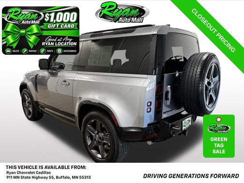 Gray 2024 Land Rover Defender 90 P400 X-Dynamic SE