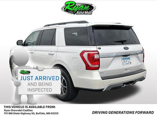 White Platinum Metallic Tri-Coat 2019 Ford Expedition XLT