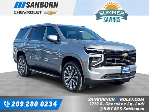 Sterling Gray Metallic 2026 Chevrolet Tahoe 4WD High Country