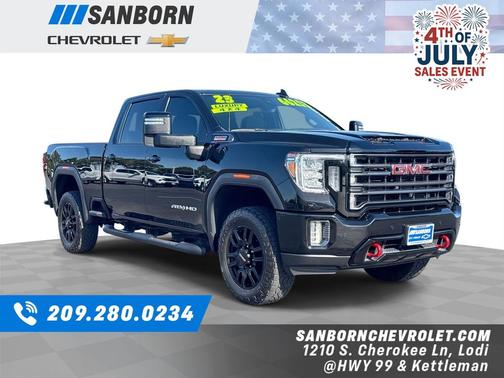 Ebony Twilight Metallic 2023 GMC Sierra 2500 AT4