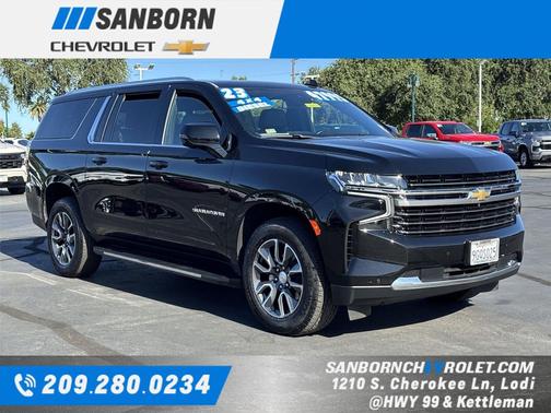 Black 2023 Chevrolet Suburban LT