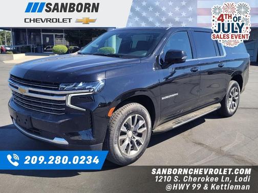 Black 2023 Chevrolet Suburban LT