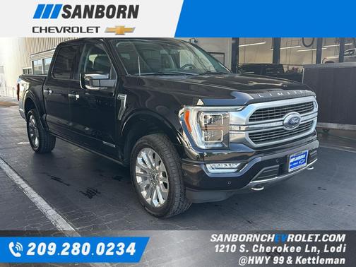 AGATE BLACK METALLIC 2021 Ford F-150 Limited