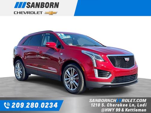 Radiant Red Tintcoat 2023 Cadillac XT5 Sport