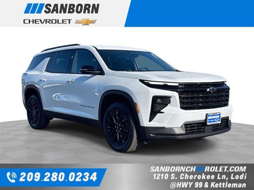 Polar White Tricoat 2026 Chevrolet Traverse LT
