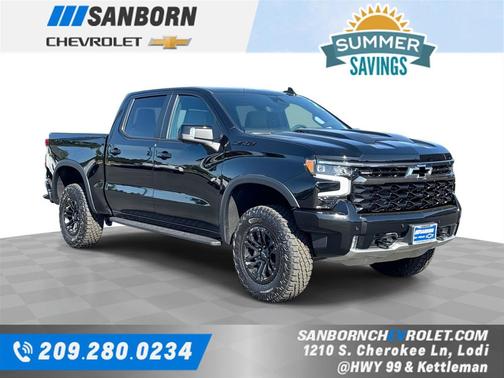 Black 2026 Chevrolet Silverado 1500 ZR2