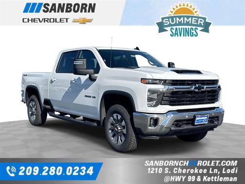 Summit White 2026 Chevrolet Silverado 3500 LT