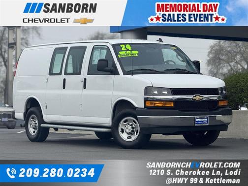 Summit White 2024 Chevrolet Express 2500 LT
