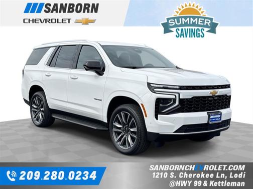 Summit White 2026 Chevrolet Tahoe LS
