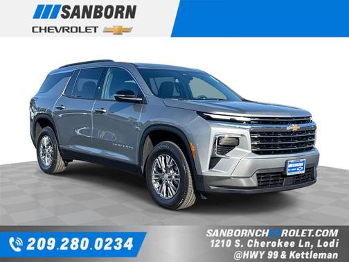 Sterling Gray Metallic 2026 Chevrolet Traverse LT