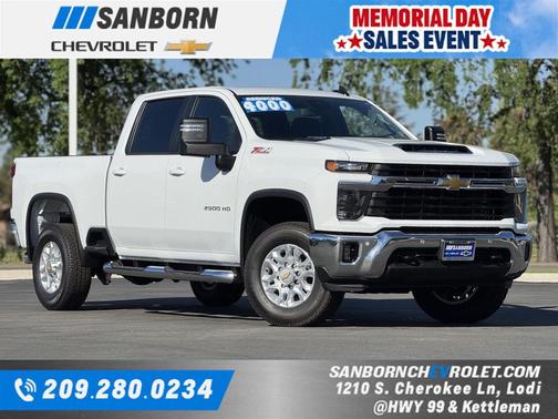 Summit White 2026 Chevrolet Silverado 2500 LT