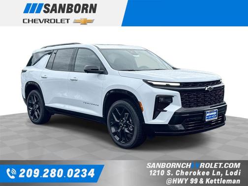 Polar White Tricoat 2026 Chevrolet Traverse RS