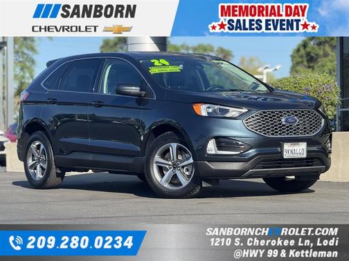 STONE BLUE METALLIC 2024 Ford Edge SEL
