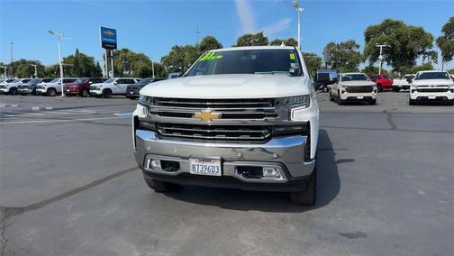 Summit White 2021 Chevrolet Silverado 1500 LTZ