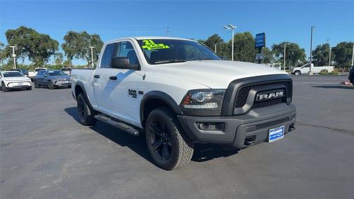 Bright White Clearcoat 2021 RAM 1500 Classic Warlock Quad Cab 4x4 6'4' Box