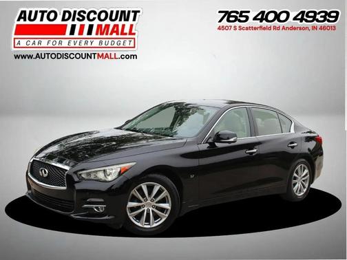 BLACK 2015 INFINITI Q50 Premium
