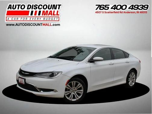Bright White Clearcoat 2015 Chrysler 200 Limited