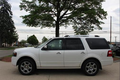 White Platinum Metallic Tri-Coat 2014 Ford Expedition Limited
