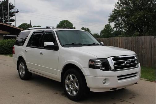White Platinum Metallic Tri-Coat 2014 Ford Expedition Limited