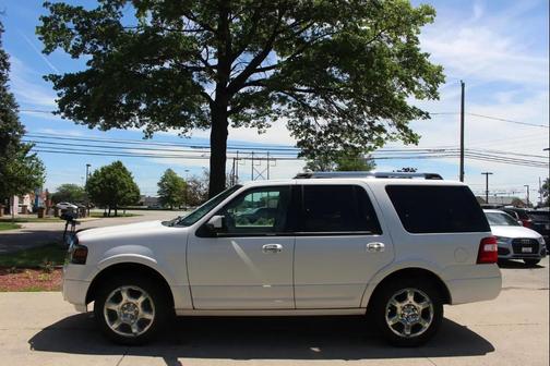 White Platinum Metallic Tri-Coat 2014 Ford Expedition Limited