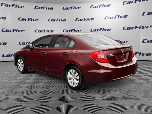 Red 2012 Honda Civic LX