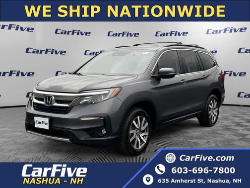 Gray 2021 Honda Pilot AWD EX-L