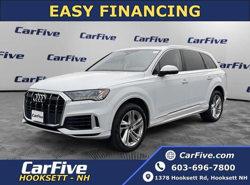 Glacier White Metallic 2023 Audi Q7 55 Premium Plus
