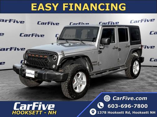 Billet Silver Metallic Clearcoat 2016 Jeep Wrangler Unlimited Sport