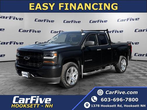 Black 2018 Chevrolet Silverado 1500 Custom