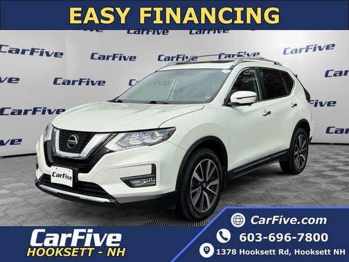 Pearl White Tricoat 2019 Nissan Rogue SL SUV
