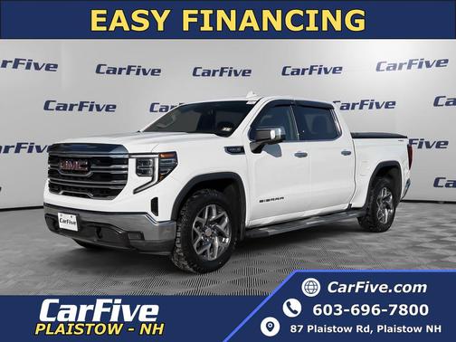 Summit White 2022 GMC Sierra 1500 SLT