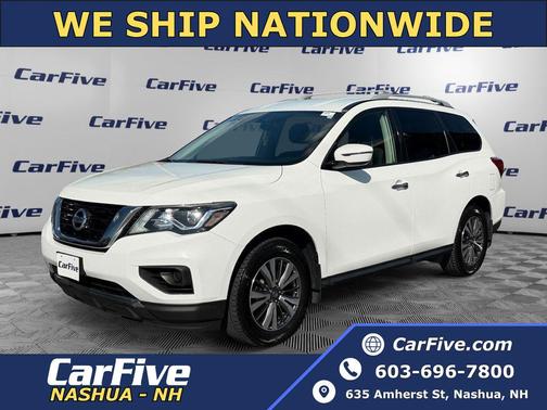 Glacier White 2018 Nissan Pathfinder S