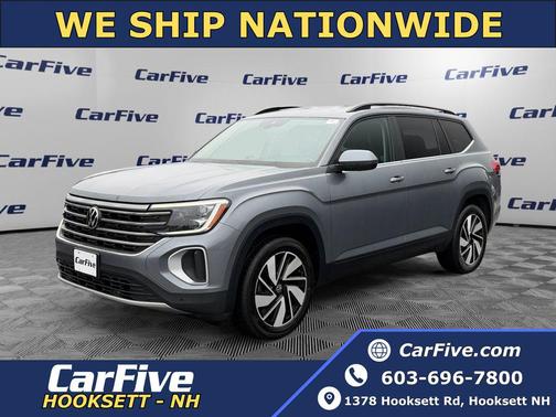 Platinum Gray Metallic 2024 Volkswagen Atlas 2.0T SE w/Technology 4MOTION
