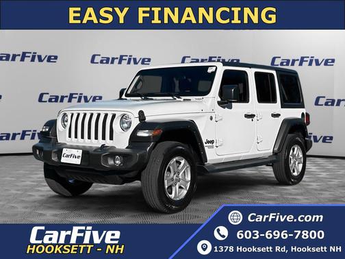 Bright White Clearcoat 2021 Jeep Wrangler Unlimited Sport SUV