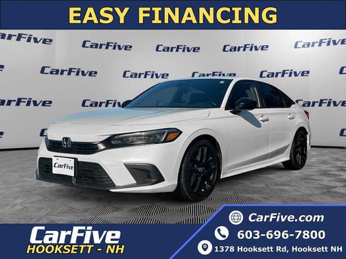 Platinum White Pearl 2024 Honda Civic Sport