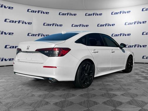 Platinum White Pearl 2024 Honda Civic Sport