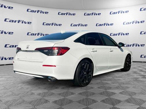 Platinum White Pearl 2024 Honda Civic Sport