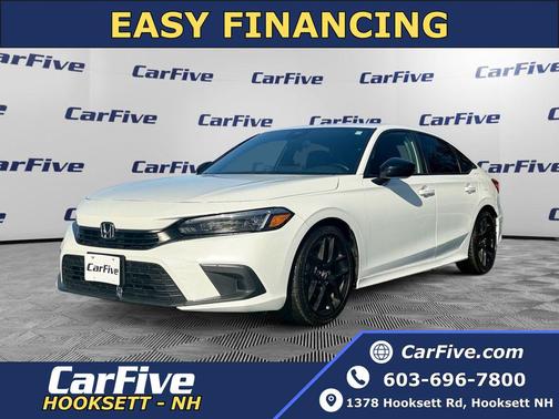 Platinum White Pearl 2024 Honda Civic Sport