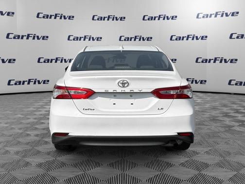Super White 2019 Toyota Camry LE