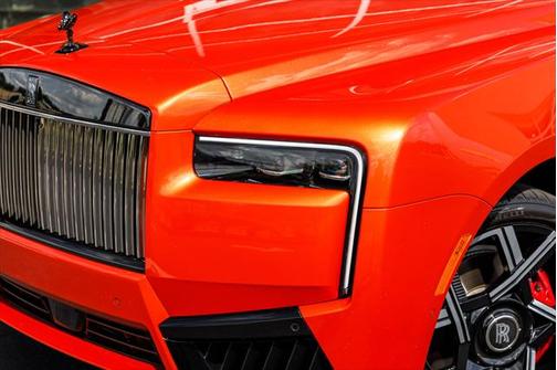 Crystal over Orange Metallic 2026 Rolls-Royce Cullinan Black Badge