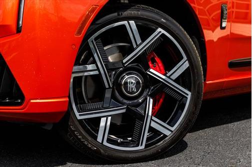 Crystal over Orange Metallic 2026 Rolls-Royce Cullinan Black Badge