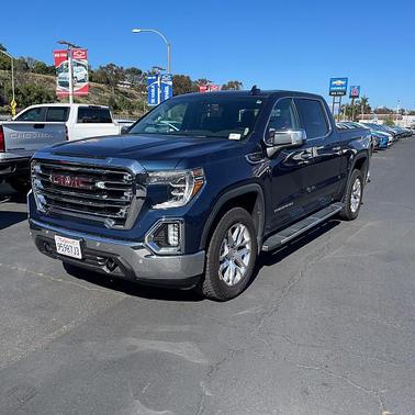 Pacific Blue Metallic 2019 GMC Sierra 1500 SLT