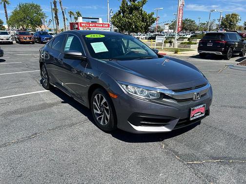 Modern Steel Metallic 2016 Honda Civic EX