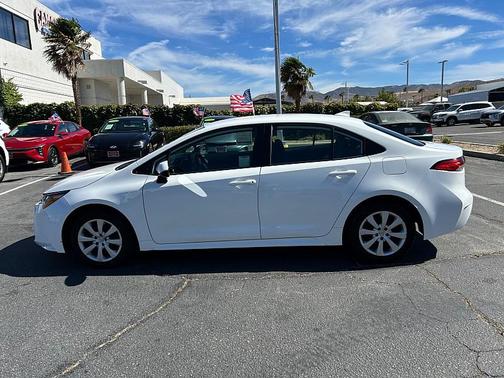White 2022 Toyota Corolla LE